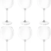 Set De 8x Verres Ballon à Vin Rouge / Gin Tonic Transparent 650 Ml Plastique Incassable - Réutilisable - Verres à Boire Pour Les Amateurs De Vin