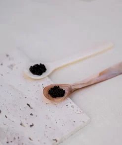 Cuillères En Nacre Rose (6 Pièces) | Cuillère à Caviar | Cuillère à Dessert | Cuillère à Café | Cuillères à Coquillages | Cuillère à Gourmandises | Cuillères Apéritif