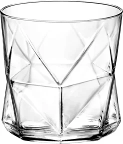 Verres à L'ancienne Bormioli Rocco - Verres à Whisky - Verres à Boire - Verres à Verres à Eau - Set De 4 - Qualité Italienne - Passe Au Lave-vaisselle - Série Cassiopea