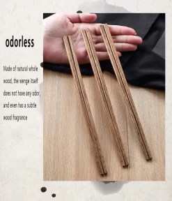 10 Paires De Baguettes, Baguettes, Baguettes Faites à La Main, Baguettes Chinoises, Réutilisables, Baguettes Japonaises/chinoises Avec étui, Baguettes Chinoises En Bois, Set De Baguettes , Marron -Fournitures De Cuisine Boutique 1029x1200