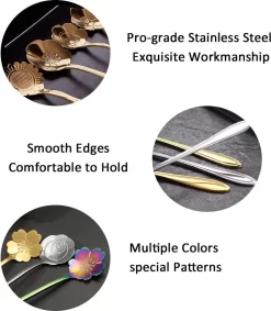 Cuillère à Café / Cuillères à Café Cuillères à Expresso, Cuillères à Dessert Cuillères à Café, Petites Mini Cuillères Pour Les Fêtes, Va Au Lave-vaisselle - 20pcs -Fournitures De Cuisine Boutique 1047x1200 1