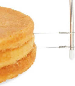 Relaxdays 4x Scie à Gâteau En Acier Inoxydable - Coupe-gâteau - Coupe-gâteau - Séparateur De Fond De Gâteau 2 Fils De Scie -Fournitures De Cuisine Boutique 1048x1200 1