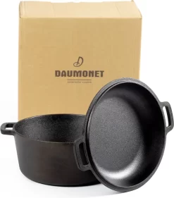 Poêle En Fonte Daumonet - Lèchefrite - Ronde - Ø 26 Cm - XXX Litres - Zwart - Émail - Convient à Toutes Les Sources De Chaleur - Electrique - Gaz - Halogène - Induction - Céramique - Va Au Lave-vaisselle - DAU-CICDU- BLACK-26 20 Poêle En Fonte Daumonet - Lèchefrite - Ronde - Ø 26 Cm - XXX Litres - Zwart - Émail - Convient à Toutes Les Sources De Chaleur - Electrique - Gaz - Halogène - Induction - Céramique - Va Au Lave-vaisselle - DAU-CICDU- BLACK-26 -Fournitures De Cuisine Boutique 1053x1200