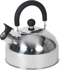 Bouilloire / Bouilloire Sifflante Inox 3 Litres Argent / Noir - Bouilloire - Bouilloires Sifflantes Pour Camping / Caravane / Camping-car