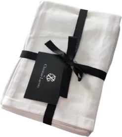 Torchon Christian Lacroix - Set De 2 - Wit - 50 X 70 Cm - Polyester - Torchon - Chiffon - Cuisine