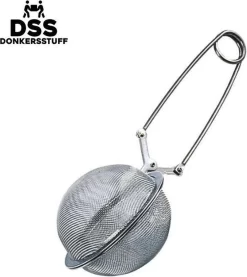 Donkersstuff - Pince à Cuillère à œuf à Thé - Passoire à Thé - Cuillère à Thee - Acier Inoxydable - 50MM