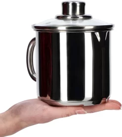 KADAX Marmite Haute Avec Couvercle En Verre Fermé, 1,2 L, Marmite En Acier Inoxydable Avec Poignée Confortable, Marmite, Couvercle Avec Trou De Vapeur, Casserole Et Va Au Lave-vaisselle (argent) -Fournitures De Cuisine Boutique 1069x1200 2