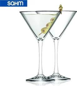 SAHM Lot De 6 Verres à Martini - Verre à Martini De Haute Qualité De 225 Ml - Passe Au Lave-vaisselle - Lot De Verres à Cocktail - Idéal également Comme Verre à Glace -Fournitures De Cuisine Boutique 1071x1200 3