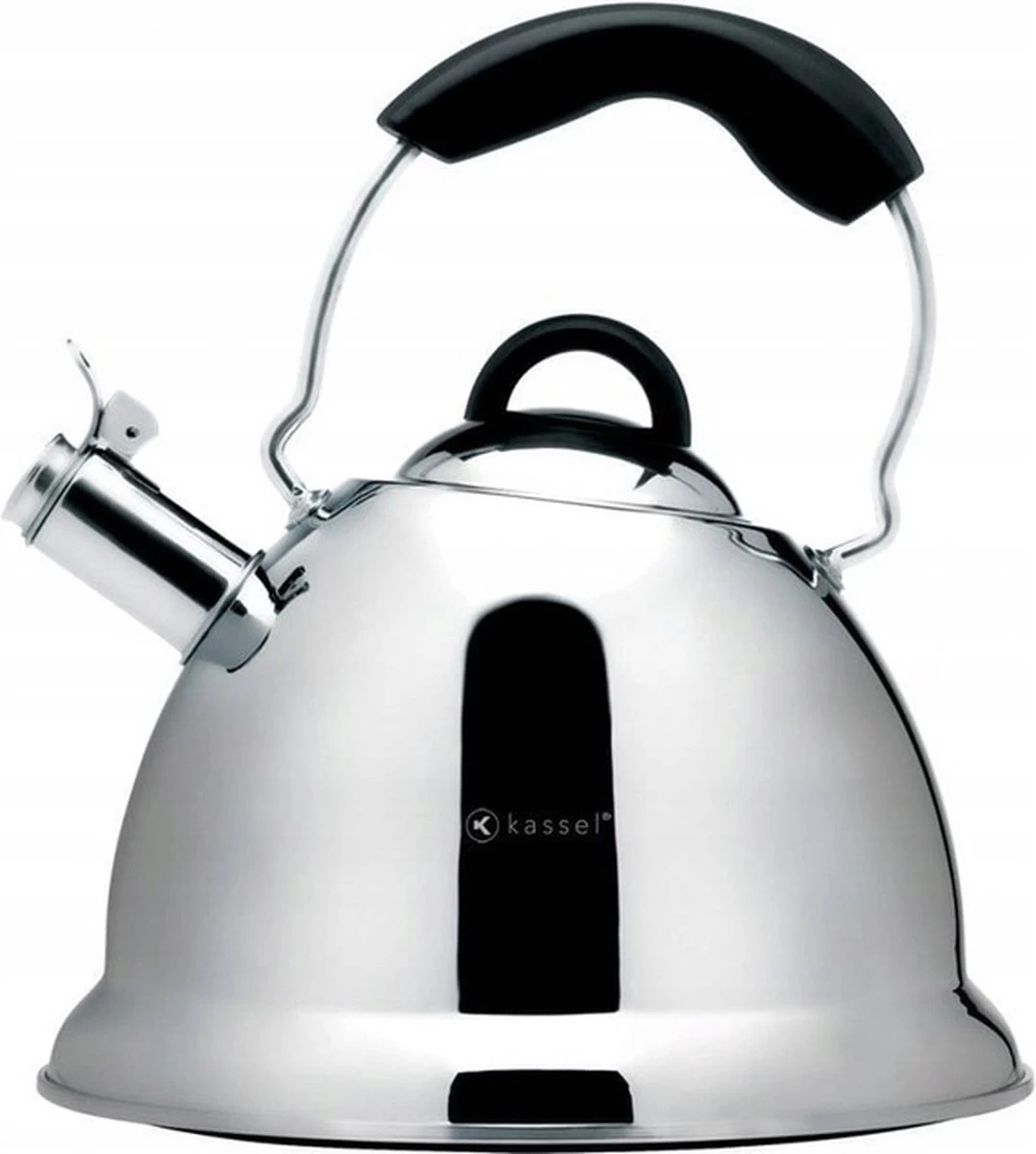 Bouilloire Sifflante Exclusive Kassel Amber En Acier Inoxydable Poli 2,6 Litres - Convient à Toutes Les Sources De Chaleur - En Acier Inoxydable 18/10 - Limited - Exclusif - Design Rétro Classique 1 Bouilloire Sifflante Exclusive Kassel Amber En Acier Inoxydable Poli 2,6 Litres - Convient à Toutes Les Sources De Chaleur - En Acier Inoxydable 18/10 - Limited - Exclusif - Design Rétro Classique