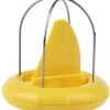 Kiwi Cutter - Creative Fruit Peeler - Outils Pour Citroen Et Kiwi - Durable Et Utile - Ustensiles Et Accessoires De Vêtements Pour Bébé De Cuisine - Jaune