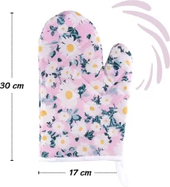 Pure Gant De Cuisine Avec Manique - Rose Avec Marguerites Set De 4 Katoen , Thermolite Résistant à La Chaleur Jusqu'à 200°C Set De Maniques Et Gants De Gants De Four Gants De Four 12 Pure Gant De Cuisine Avec Manique - Rose Avec Marguerites Set De 4 Katoen , Thermolite Résistant à La Chaleur Jusqu'à 200°C Set De Maniques Et Gants De Gants De Four Gants De Four -Fournitures De Cuisine Boutique 1091x1200 6