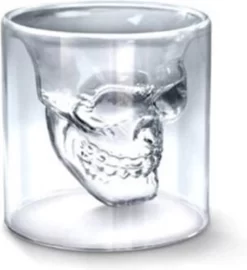 5x Skull Shot Slides - Verres Skull 25ml - Verres à Shot Avec Crâne - Glissières Cool Shot - Verres Apéritif - Verre à Boisson Skull