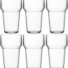 6x Verres à Bière En Plastique 250 Ml - Verres à Bière Réutilisables - Verres De Camping / Pique-nique Incassables