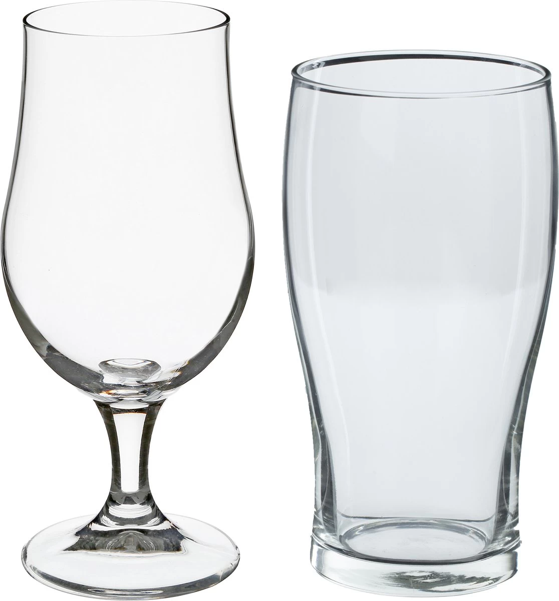 Set De Verres à Bière Secret De Gourmet - Verres à Verres à Bière Sur Pied/verres à Pinte - 8x Pièces - Verre 1 Set De Verres à Bière Secret De Gourmet - Verres à Verres à Bière Sur Pied/verres à Pinte - 8x Pièces - Verre