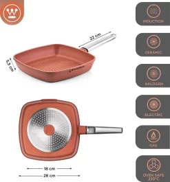 Westinghouse Performance Series - Ensemble De Casseroles 13 Pièces - Rouge - Ensemble Complet De Casseroles Avec 8 Casseroles - Cocottes, Poêle, Poêle Wok, Poêle à Frire, Poêle à Griller, Casserole 26 Westinghouse Performance Series - Ensemble De Casseroles 13 Pièces - Rouge - Ensemble Complet De Casseroles Avec 8 Casseroles - Cocottes, Poêle, Poêle Wok, Poêle à Frire, Poêle à Griller, Casserole -Fournitures De Cuisine Boutique 1120x1200 4