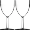 8x Verres à Vin Mepal De San Plastic 300 Ml - Verres De Camping / Pique-nique Incassables / Réutilisables