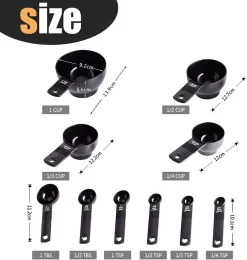 GZLCEU Cuillères Et Tasses à Mesurer 10 En 1, Tasses à Mesurer En Plastique Pour La Cuisine, Tasse à Mesurer Pour Mesurer Les Ingrédients Secs Et Liquides Dans La Cuisson Et La Cuisson -Fournitures De Cuisine Boutique 1138x1200 1