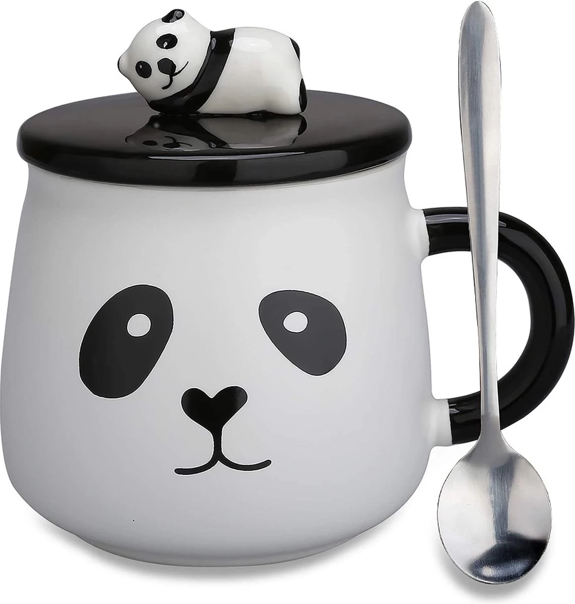 Cadeaux De Tasse De Panda - Meilleurs Cadeaux D'ami Tasses Mignonnes De Tasses De Thé Avec Des Couvercles / Cuillère Pour Des Adolescentes / Amies / épouses / Maman 1 Cadeaux De Tasse De Panda - Meilleurs Cadeaux D'ami Tasses Mignonnes De Tasses De Thé Avec Des Couvercles / Cuillère Pour Des Adolescentes / Amies / épouses / Maman
