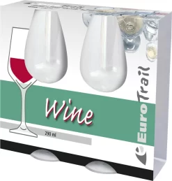 Eurotrail Set De 4 Verres à Vin De Camping/pique-nique En Plastique Incassable Pour Vin Blanc 290 Ml - Verre En Polycarbonate -Fournitures De Cuisine Boutique 1145x1200 2