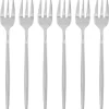 Fourchettes à Dessert En Argent House Of Fourchettes à Dessert - Fourchettes à Gâteau - Fourchettes à Pâtisserie - Acier Inoxydable - Fourchettes à Cocktail - 6 Pièces