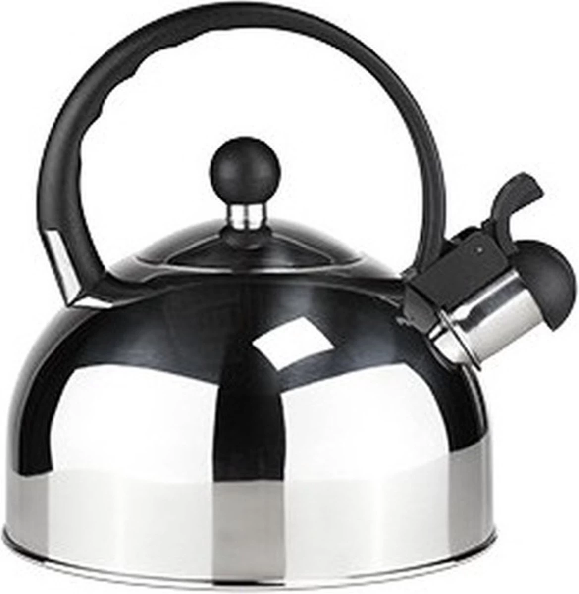 Bouilloire / Bouilloire Sifflante En Acier Inoxydable 2,5 Litres Argent / Noir - Bouilloire - Bouilloires Sifflantes - Eau Bouillante 1 Bouilloire / Bouilloire Sifflante En Acier Inoxydable 2,5 Litres Argent / Noir - Bouilloire - Bouilloires Sifflantes - Eau Bouillante