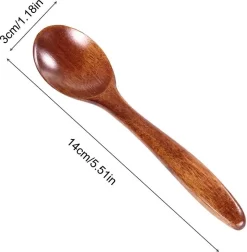 Cuillère En Bois Set Cuillère En Bois Faite à La Main Craft Pour Thee Café Miel Sucre Condiment Riz Kids Cuillères 6 Pièces -Fournitures De Cuisine Boutique 1178x1200 2