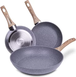 Ensemble De Casseroles/casseroles - Antiadhésif/ensemble De Poêles à Frire, Ensemble De Poêles à Frire, Sans PFAS, Va Au Lave-vaisselle