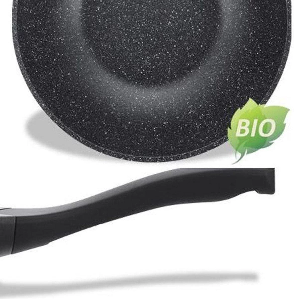 Royalty Line - Sauteuses De Luxe - Revêtement En Marbre - 3 Pièces - 20, 24, 28 Cm - Revêtement Antiadhésif 3 Couches ! 2 Royalty Line - Sauteuses De Luxe - Revêtement En Marbre - 3 Pièces - 20, 24, 28 Cm - Revêtement Antiadhésif 3 Couches ! – Image 2