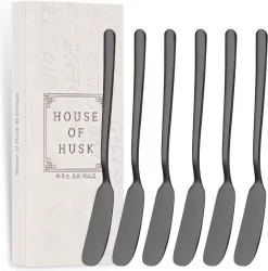 House Of Husk - Set De Couteaux à Beurre - Zwart - Acier Inoxydable - Couteau à Beurre - Couteaux à Tartiner - 6 Pièces -Fournitures De Cuisine Boutique 1185x1200 5