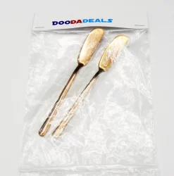 Doodadeals® | Couteaux à Beurre Cuivre | Couteau à Beurre | Couteaux De Lubrification | Couteaux à Tapas | ACIER INOXYDABLE | 2 Pièces -Fournitures De Cuisine Boutique 1187x1200 2