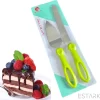 ESTARK® Pelle à Gâteau 2x - Set De 2 Pièces Pelles à Tarte - Plastique - Métal - Couverts - Couteau à Gâteau - Pelle à Gâteau - Couper Et Servir Le Gâteau - 2 Pièces Vert