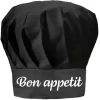 Bon Appétit Cadeau Chapeau De Chef Noir Dames Et Messieurs - Cadeau Fête Des Pères, Fête Des Mères, Anniversaire