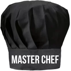 Chef De Master Cadeau Chef Chapeau Dames Noir Et Messieurs - Fête Des Pères Cadeaux, La Fête Des Mères, Anniversaire
