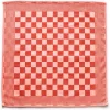 Set De Torchons Block Red - 65x65 - Set De 10 - Carreaux - Chiffons Block - 100% Coton - Essuies De Vaisselle Horeca