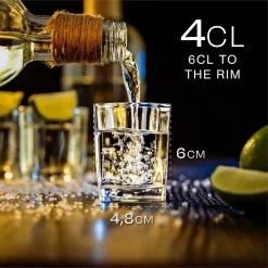 12 Verres à Shot Carrés En Verre 6cl - Passe Au Lave-vaisselle - Stable Grâce Au Fond épais - Des Verres à Shot Pour Toutes Les Fêtes -Fournitures De Cuisine Boutique 1199x1200 23