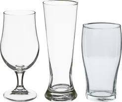 Set De Verres à Verres à Bière Secret De Gourmet - Verres à Pilsner/verres à Pinte/verres à Bière Sur Pied - 12x Pièces