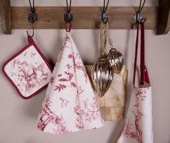 Clayre & Eef Pot 20*20 Cm Wit Rose Katoen Carré Renne Vidange Cache-Pot Aide à L'égouttage -Fournitures De Cuisine Boutique 1200x1010 3