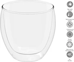 Intirilife 4x Verre à Expresso Transparent à Double Paroi - Verre à Café Verre à Thé Verre Thermique Verre Décoratif -Fournitures De Cuisine Boutique 1200x1011 2