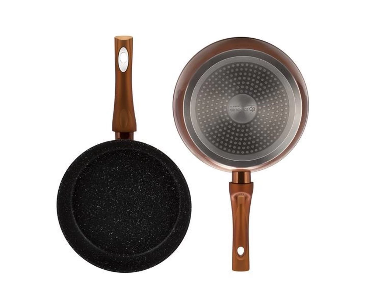 Edënbërg Copper Line - Casseroles De Luxe - Set - 2 X Poêle à Frire Haute + Poêle à Griller - Revêtement Antiadhésif 3 Couches 12 Edënbërg Copper Line - Casseroles De Luxe - Set - 2 X Poêle à Frire Haute + Poêle à Griller - Revêtement Antiadhésif 3 Couches – Image 12