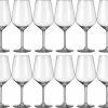 18x Verres à Vin De Luxe Pour Vin Blanc 380 Ml Carré - 38 Cl - Verres à Vin Blanc - Vin à Boire - Verres à Vin En Verre