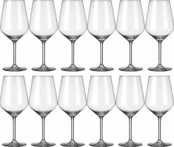 18x Verres à Vin De Luxe Pour Vin Blanc 530 Ml Carré - 53 Cl - Verres à Vin Blanc - Vin à Boire - Verres à Vin En Verre