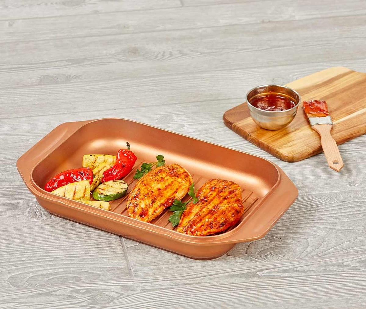 Livington Copperline WonderCooker - Ensemble De Cuisine 14 En 1 - Casserole, Poêle à Griller, Mijoteuse Et Plus - Ensemble De Cuisine Pour Tous Les Types De Cuisinières, Y Compris L'induction 6 Livington Copperline WonderCooker - Ensemble De Cuisine 14 En 1 - Casserole, Poêle à Griller, Mijoteuse Et Plus - Ensemble De Cuisine Pour Tous Les Types De Cuisinières, Y Compris L'induction – Image 6