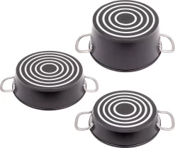 Ensemble De Poêles Serenk, Poêle En Granit, Poêle De Service, Sahan, Poêle à Frire Avec Couvercle En Verre, Revêtement Antiadhésif, Faitout -Fournitures De Cuisine Boutique 1200x1016 1