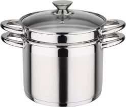 GSW Treviso - Cuiseur à Pâtes En Acier Inoxydable - 7 L - Toutes Les Sources De Chaleur, Y Compris L'induction