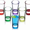 Verres Apéritif Lot De 6 Verres à Shot, 28 Ml, Verres à Shot, Tampon Pour Alcool, Feu, Shot, Vodka, Party, Verres à Shot, Verres Courts, Verres Sambuca, Verres à Piqûre, Tasses à Shot (multicolore)