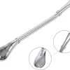 Yerba Mate Paille à Boire - Acier Inoxydable Fiable Yerba Mate Thee Gourde Bombilla Paille à Boire Cuillère Filtrée Argent