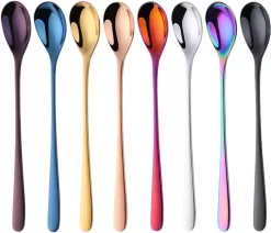 Cuillère à Café / Cuillères à Café Cuillères à Expresso, Cuillères à Dessert Cuillères à Café, Petites Mini Cuillères Pour Les Fêtes, Va Au Lave-vaisselle - 8pcs