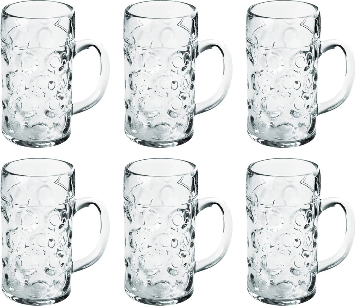 8x Chopes à Bière à Bière / Verres à Bière 1 Litre / 100 Cl / 1000 Ml De Plastique Incassable - Chopes 1 Litre - Chope Fête De La Bière / Oktoberfest - Chope à Bière Verres 3 8x Chopes à Bière à Bière / Verres à Bière 1 Litre / 100 Cl / 1000 Ml De Plastique Incassable - Chopes 1 Litre - Chope Fête De La Bière / Oktoberfest - Chope à Bière Verres – Image 3