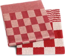 DDDDD De Cuisine Rouge - 2x Torchon 55x50 Cm + 2x Torchon 65x65 Cm - Barbecue 9 DDDDD De Cuisine Rouge - 2x Torchon 55x50 Cm + 2x Torchon 65x65 Cm - Barbecue -Fournitures De Cuisine Boutique 1200x1034 4