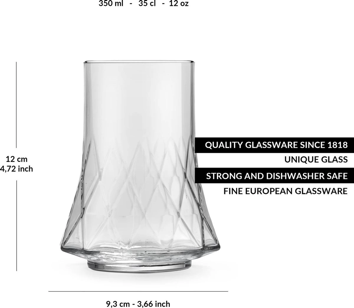 Verre à Long Drink Libbey Divergence - 350 Ml / 35 Cl - 6 Pièces - Passe Au Lave-vaisselle - Design Uniek - Haute Qualité 4 Verre à Long Drink Libbey Divergence - 350 Ml / 35 Cl - 6 Pièces - Passe Au Lave-vaisselle - Design Uniek - Haute Qualité – Image 4